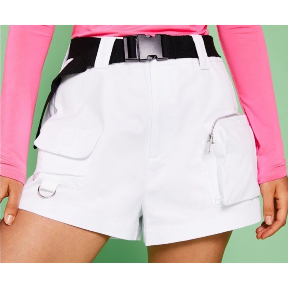 I.AM.GIA Edam Belted Utility Short - White - Picture 3 of 12